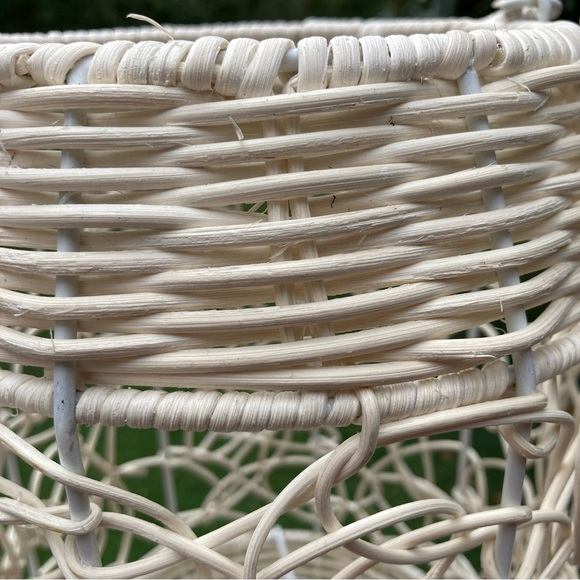 Candle Lantern Centerpiece White Cream Swirl Pattern Large-12" Tall x 8"… - Picture 4 of 13
